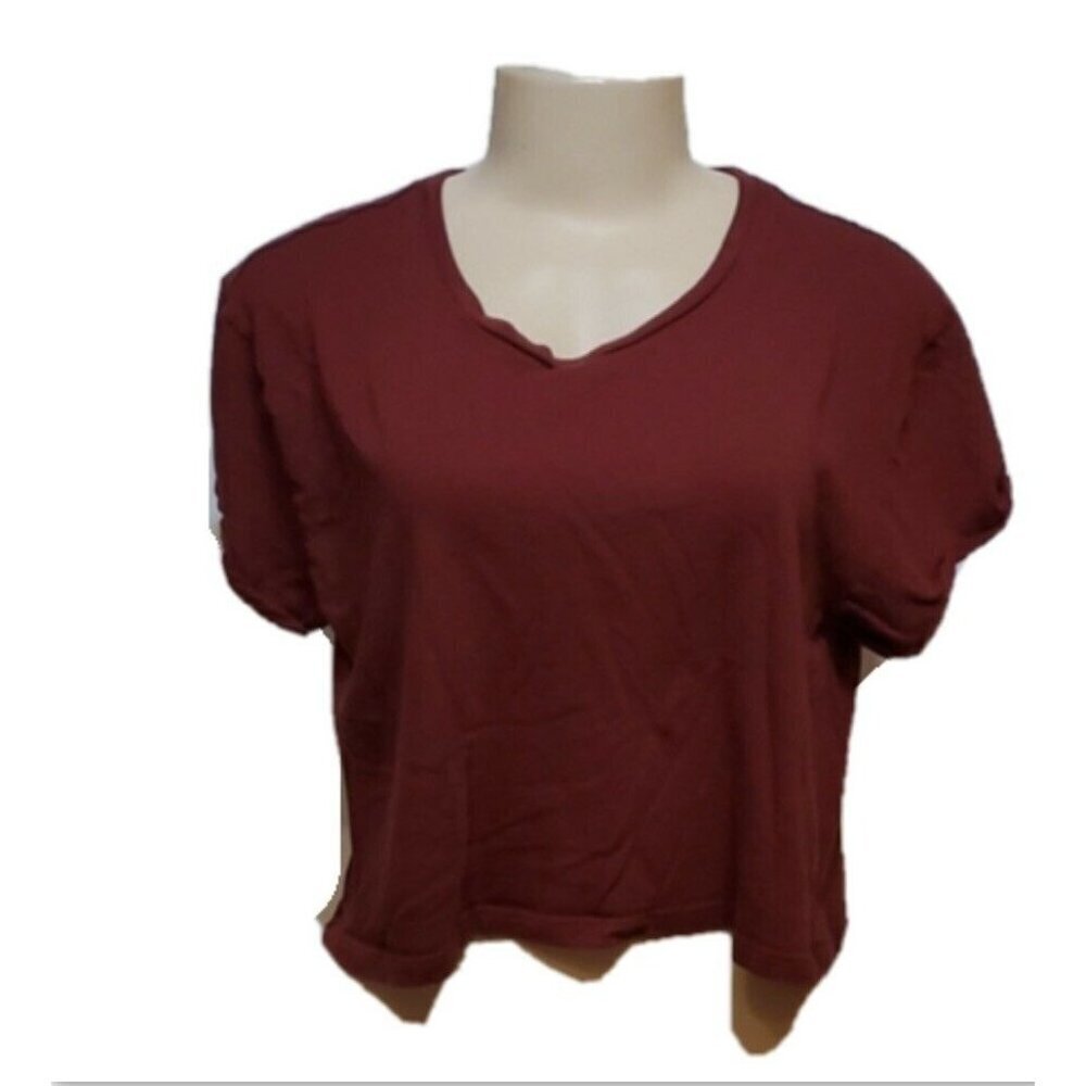 Rue21 Red Large Top Cotton Blend skuC
